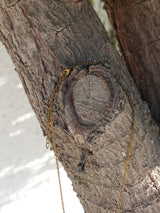 Emerald Cross Necklace