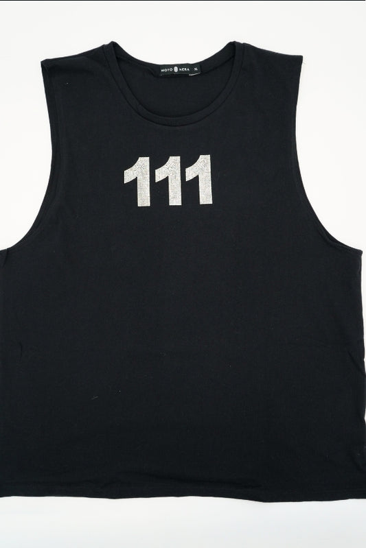 You're The 111 bling muscle tee