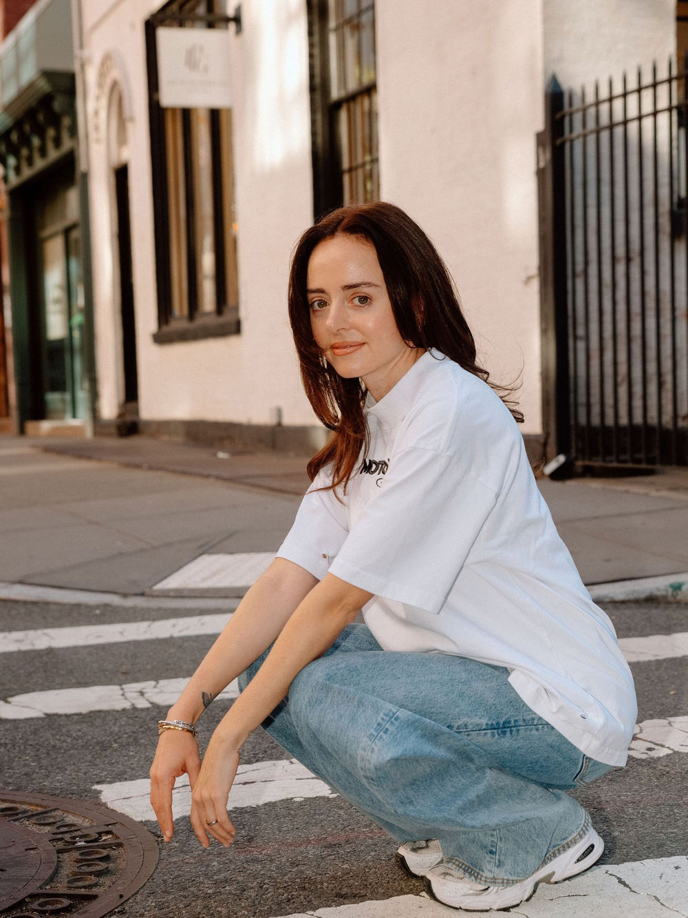 Never Stressed Distressed Cotton T-shirt
